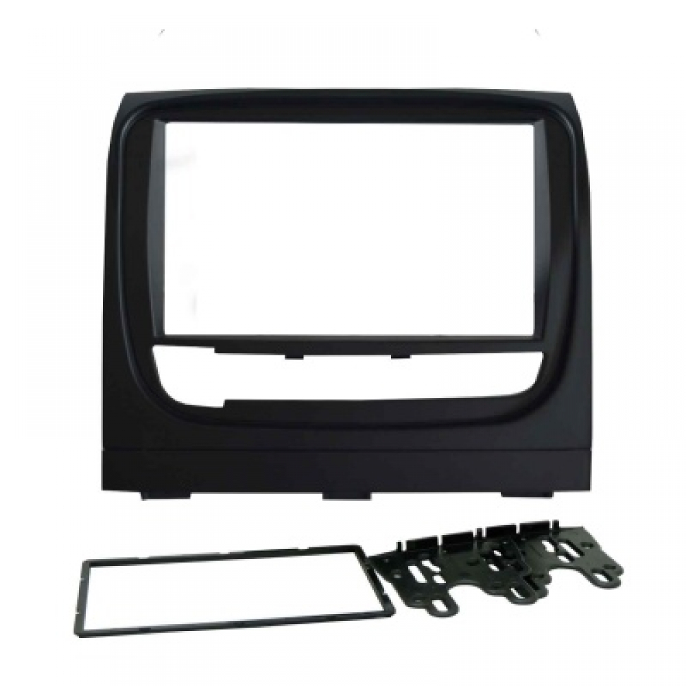 Moldura FIAMON 7 Pol - Fiat Idea/Idea Adventure 2013/2018 - Preto - 2507
