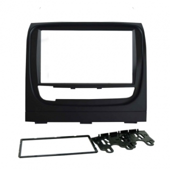 Moldura FIAMON 7 Pol - Fiat Idea/Idea Adventure 2013/2018 - Preto