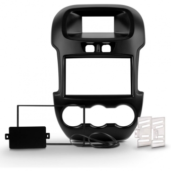 Moldura EXPEX 2Din - Ranger 2013/2015 s/ Botões - Preto - SCOSCHE