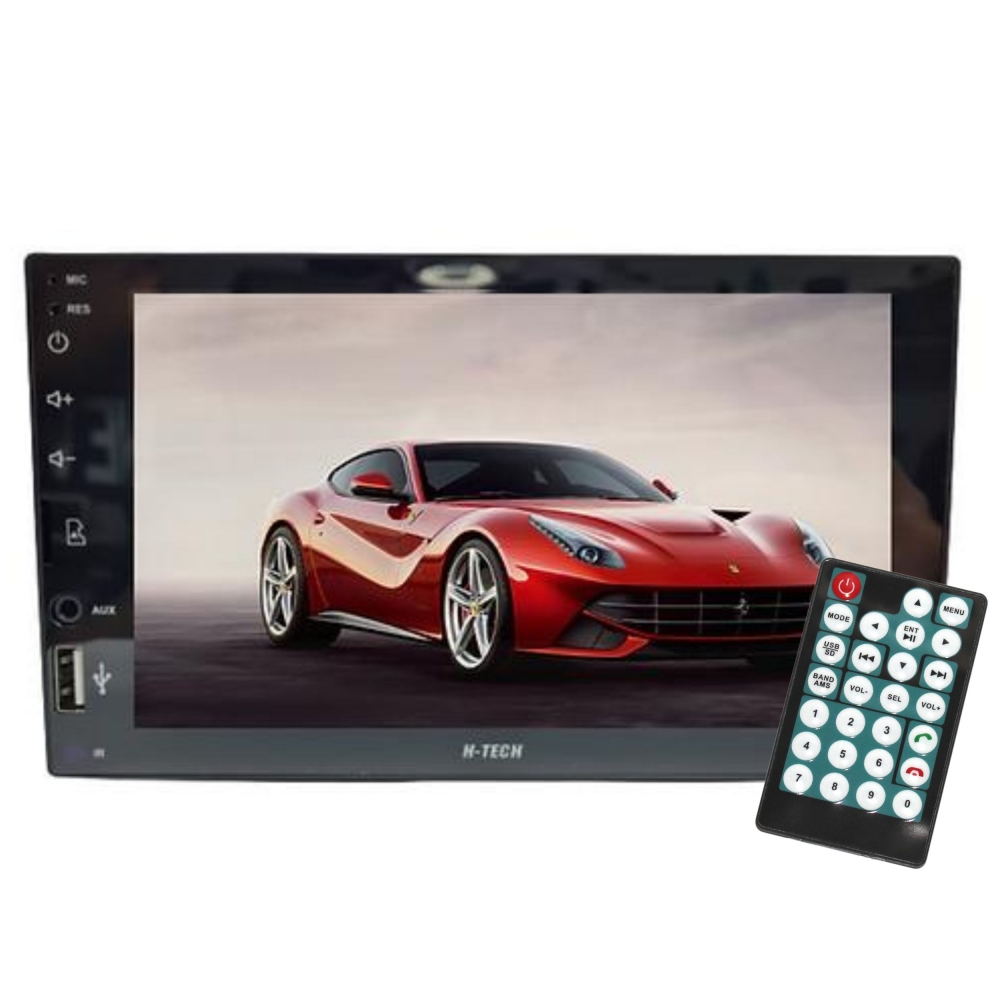 Central Multimídia MP5 7 Pol H-Tech c/ Espelhamento BT/SD/AUX - HT-3100