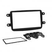 Moldura FIAMON 7 Pol - Renault Kwid/Captur/Duster/Sandero/Logan - Preto - 2367