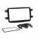 Moldura FIAMON 7 Pol - Renault Kwid/Captur/Duster/Sandero/Logan - Preto - 2367
