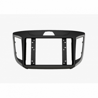 Moldura FIAMON Padrão Pioneer - Hyundai Creta 2014/2021 - Preto Fosco c/ Friso
