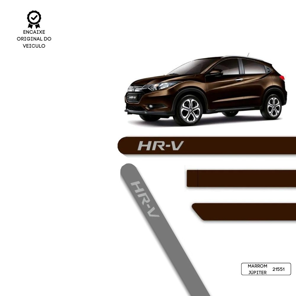 Friso Lateral Redondo HR-V TOP MIX - Marrom Júpiter