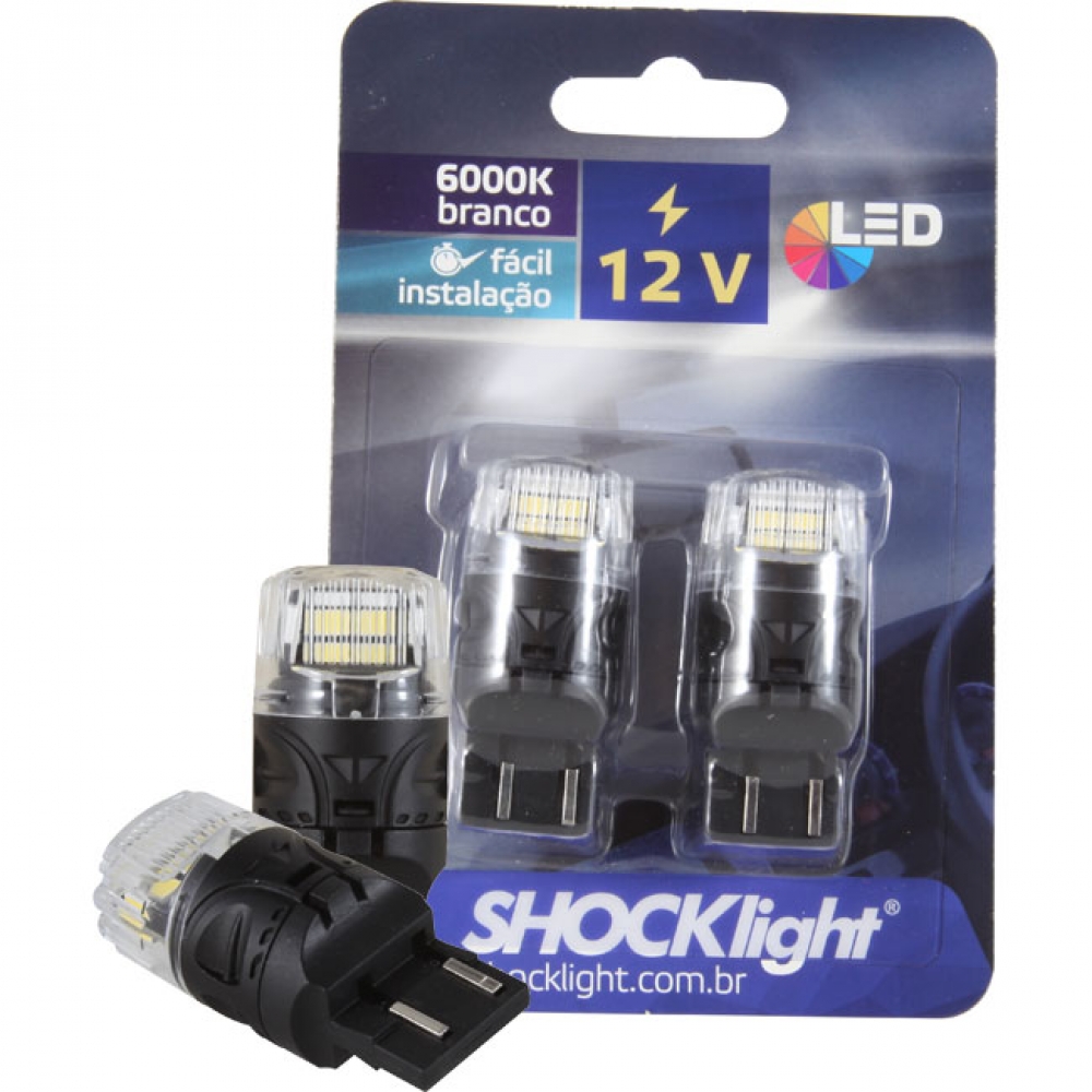 Par Led T20 - 16 Leds - 2835/4216 2 Polos - Branco - SLL-127443BC