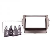 Moldura EXPEX 2Din - Santa Fé 2014/2018 c/ Rádio Original - Preto - EPX268