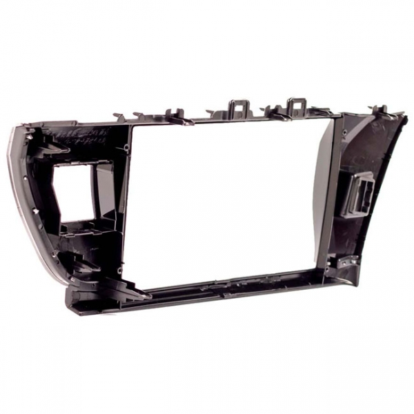 Moldura EXPEX 10 Pol - Toyota Corolla GLI 2014/2017 - Black Piano c/ Acabamento Prata - EPX10TO002