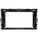 Moldura EXPEX 9 Pol - Volkswagen Polo/Virtus/T-Cross - Black Piano - EPX9VW002