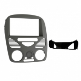 Moldura FIAMON 2Din - Fiat Palio/Siena/Strada/Weekend G2 - Sem Ar - Prata - 4280
