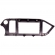 Moldura EXPEX 2Din - Picanto 2011/2017 - Preto - EPX234