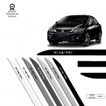 Friso Lateral Facão New Civic TOP MIX