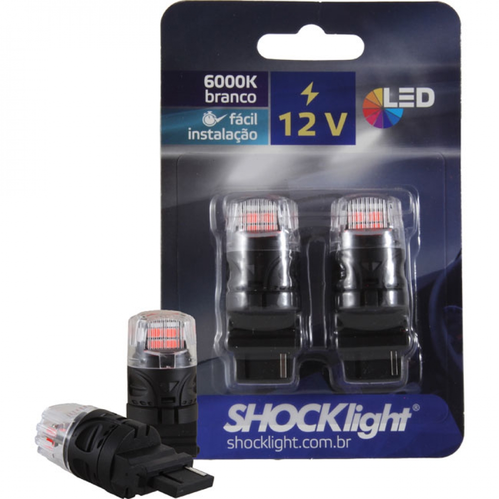 Par Led T25 - 16 Leds - 2835/4216 1 Polo - Vermelho - SLL-123156VM