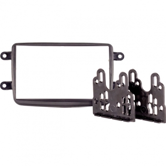 Moldura EXPEX 2Din - Duster/Sandero/Logan/Oroch/Captur/Kwid 2011/2022 - Preto - SCOSCHE