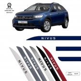 Friso Lateral Facão Nivus TOP MIX - Azul Biscay