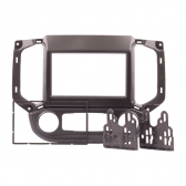 Moldura EXPEX 2Din - Cerato 2009/2012 Ar Analógico - Grafite - EPX472