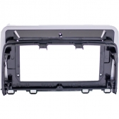 Moldura EXPEX 10 Pol - Honda CR-V 2017/2020 - Black Piano c/ Acabamento Prata - EPX10HO006
