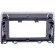 Moldura EXPEX 10 Pol - Honda CR-V 2017/2020 - Black Piano c/ Acabamento Prata - EPX10HO006