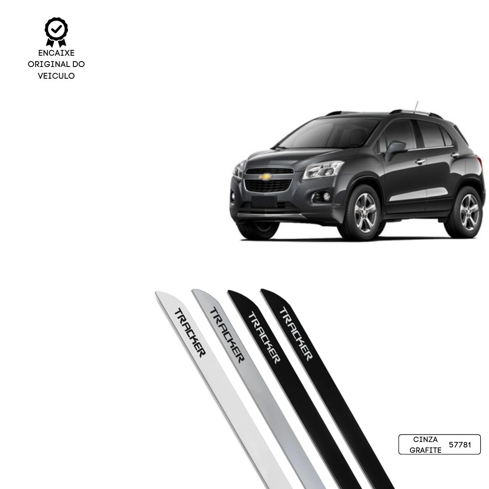 Friso Lateral Facão Tracker TOP MIX - Cinza Grafite