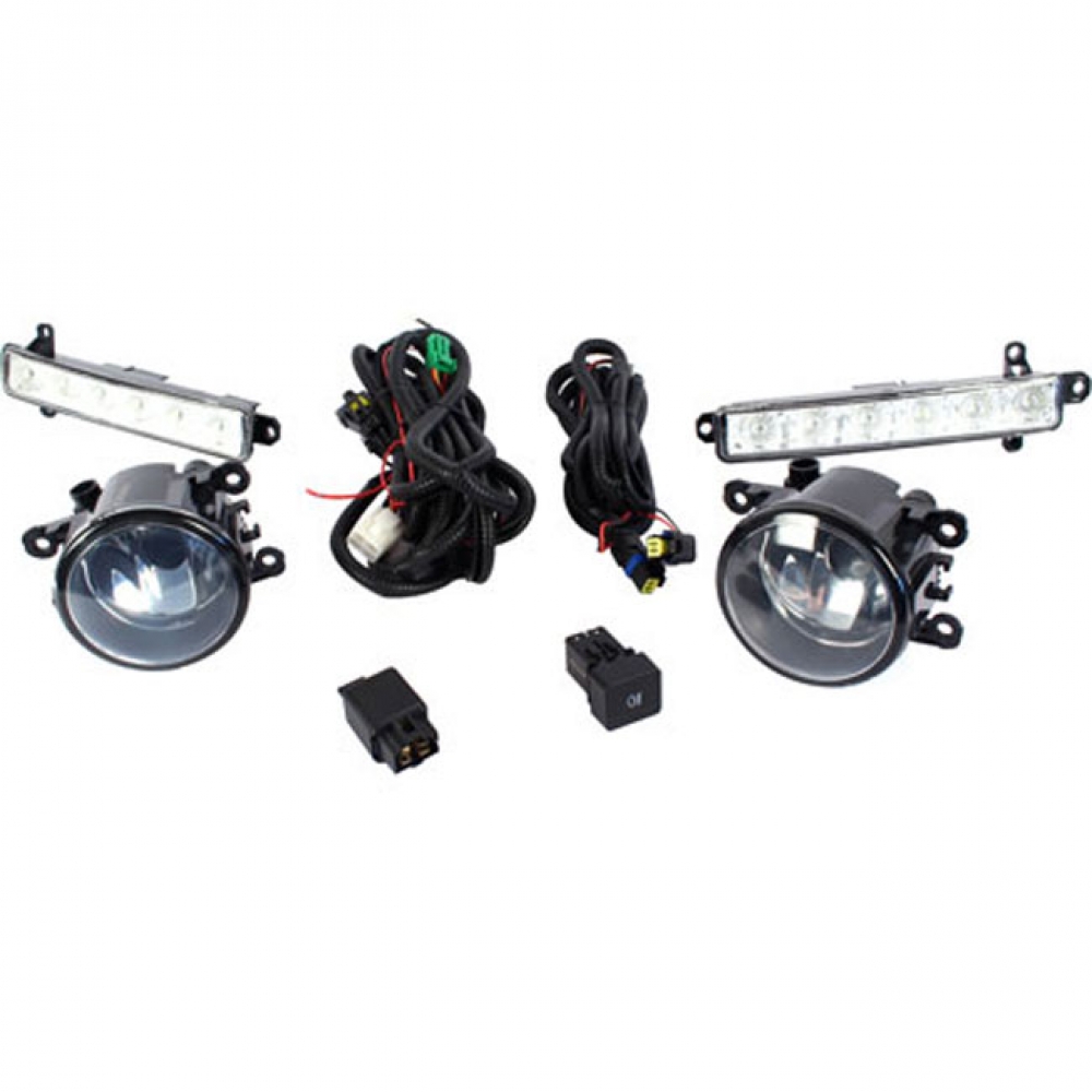 Kit Farol Milha C3 2013/2017 em diante c/ DRL Shocklight - SL-060210