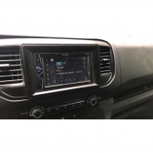 Moldura FIAMON 7/9 Pol - Peugeot Expert/Citroen Jumpy/Fiat Scudo - Preto Fosco - 4997