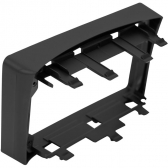 Moldura EXPEX 9 Pol - Peugeot 307 2002/2012 - Preto - EPX9PG001