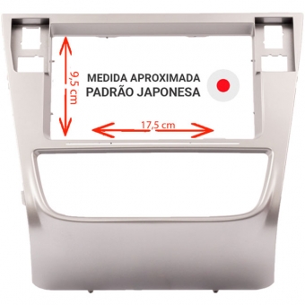 Moldura EXPEX 2Din - Gol G6 2013/2016 - Prata