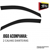 Calha de Chuva Defletor Uno/Elba/Premio - 2 Portas - TG POLI