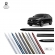 Friso Lateral Modelo Original (c/ Filete) HR-V TOP MIX - Preto Cristal