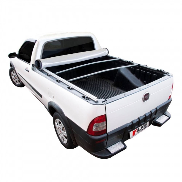 Capota Strada Cabine Simples 1998/2013 s/Estepe s/Grade c/Gancho - Flash Force - FLASH COVER