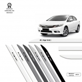 Friso Lateral Facão New Civic TOP MIX - Branco Taffeta