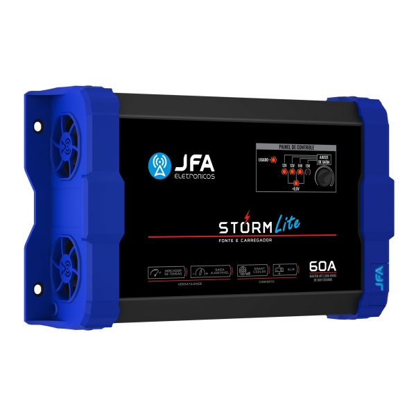 Fonte e Carregador Automotivo JFA Storm Lite - 60A