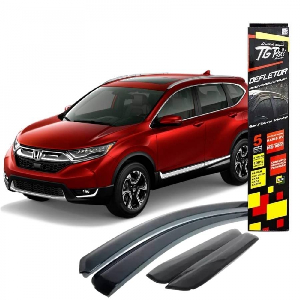 Calha de Chuva Inteiriça Honda CR-V 2012/2018 - TG POLI