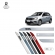 Friso Lateral Facão Gol G5/G6 TOP MIX - Prata Sirius