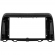 Moldura EXPEX 9 Pol - Honda CR-V 2017/2020 - Black Piano - EPX9HO005