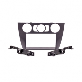 Moldura EXPEX 2Din - BMW Série 3 2005/2012 - Preto