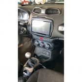 Moldura FIAMON 9 Pol - Jeep Renegade 2015/2021 - Preto - 4121