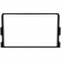 Moldura EXPEX 1Din/2Din - Kia Bongo 1995/2021 - Preto - EPX KI-562 (AP1632)