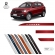 Friso Lateral Facão T-Cross TOP MIX - Vermelho Sunset