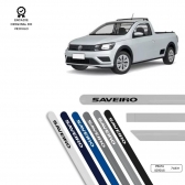 Friso Lateral Redondo Saveiro TOP MIX - Prata Sirius