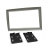 Moldura FIAMON 7 Pol - Renault Megane 2006/2013 - Prata c/ Suporte - 2888