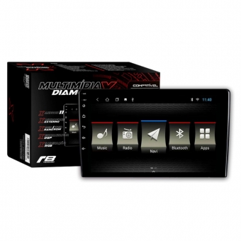 Central Multimídia Diamond X R8 9 Pol 32 GB - Universal
