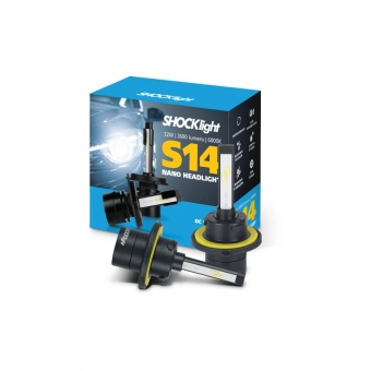 HEADLIGHT S14 NANO H13 6000K 12V 32W 3600LM