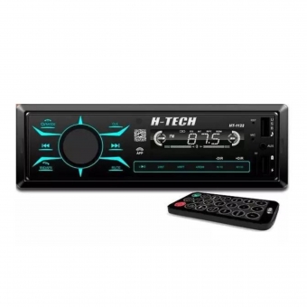 Rádio MP3 H-Tech 4x45W Bluetooth/USB/SD/AUX/FM/Controle Remoto
