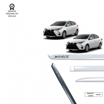Friso Lateral Facão Yaris Alto Relevo Modelo Original TOP MIX