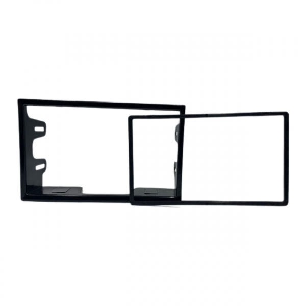 Moldura EXPEX 2Din - Golf/Fox/Space Fox/Polo/Fiesta/Ecosport/Bora - Black Piano - EPX488 (AP1379)