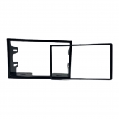 Moldura EXPEX 2Din - Golf/Fox/Space Fox/Polo/Fiesta/Ecosport/Bora - Black Piano - EPX488 (AP1379)
