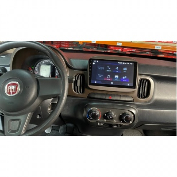 Moldura FIAMON 9 Pol - Fiat Mobi - Black Piano - 4996