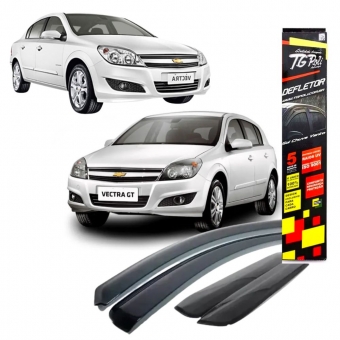 Calha de Chuva Inteiriça Vectra Sedan/GT 2006/2011 - 4 Portas - TG POLI