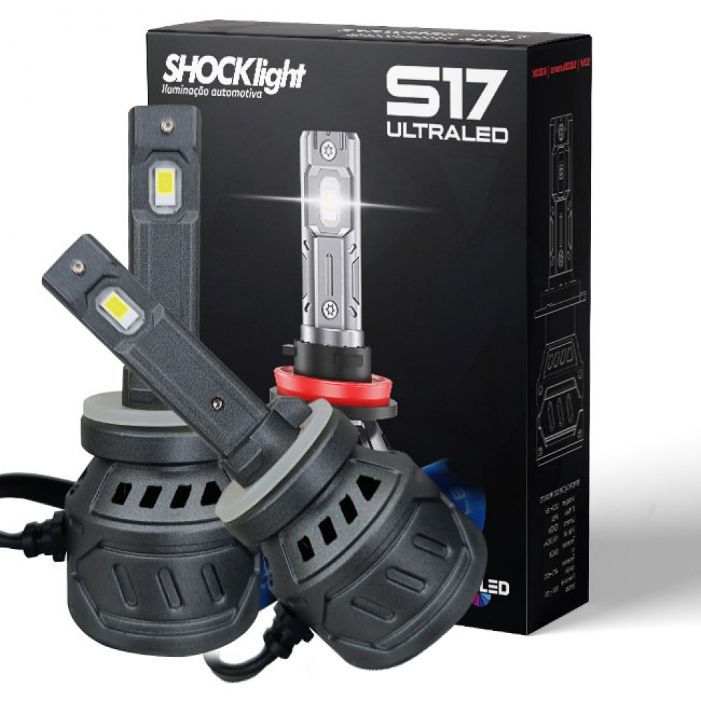 HEADLIGHT S17 NANO H27 6000K 12V 55W 5000LM - SLL-170027
