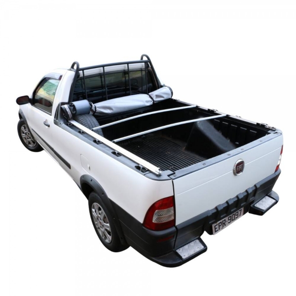 Capota Strada Cabine Simples 1998/2013 c/Estepe c/Grade c/Gancho - Flash Force - FLASH COVER